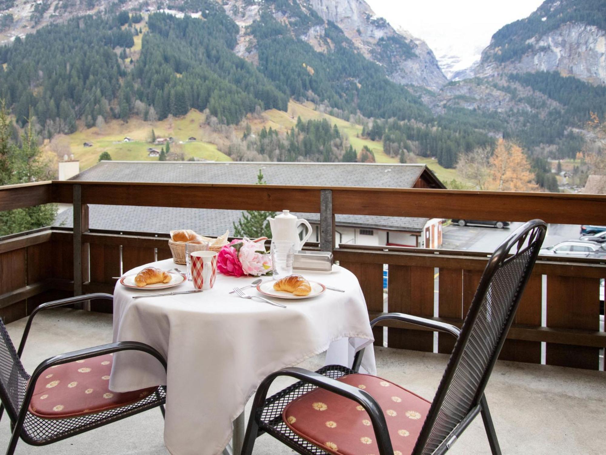 Apartment Chalet Abendrot Apartments-7 By Interhome Grindelwald Exterior photo